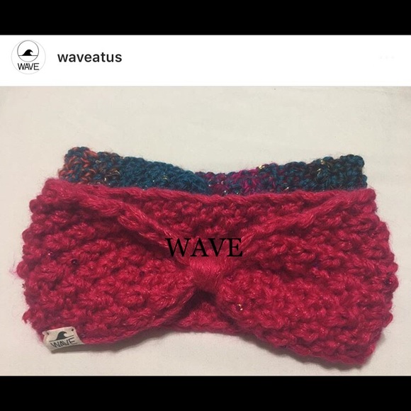 WAVE Custom designed headband. Acrylic or wool. - Picture 4 of 11